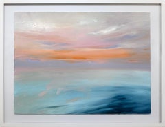 "Maison Des Sancerre II" Abstracted Coastal Landscape Painting