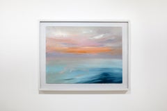 "Maison Des Sancerre II" Pintura Abstracta de Paisaje Costero