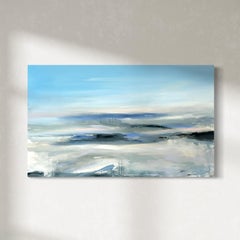 "Recuerdos meditativos" Pintura abstracta de paisaje