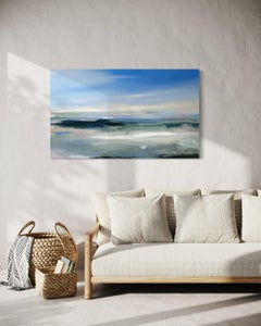 "Momentos de Reflexión" Pintura Abstracta de Paisaje