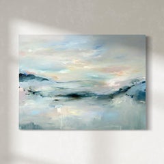 "Recuerda" Pintura abstracta de paisaje