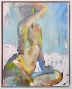 "Soulshine, " Abstract Nude Figure Painting