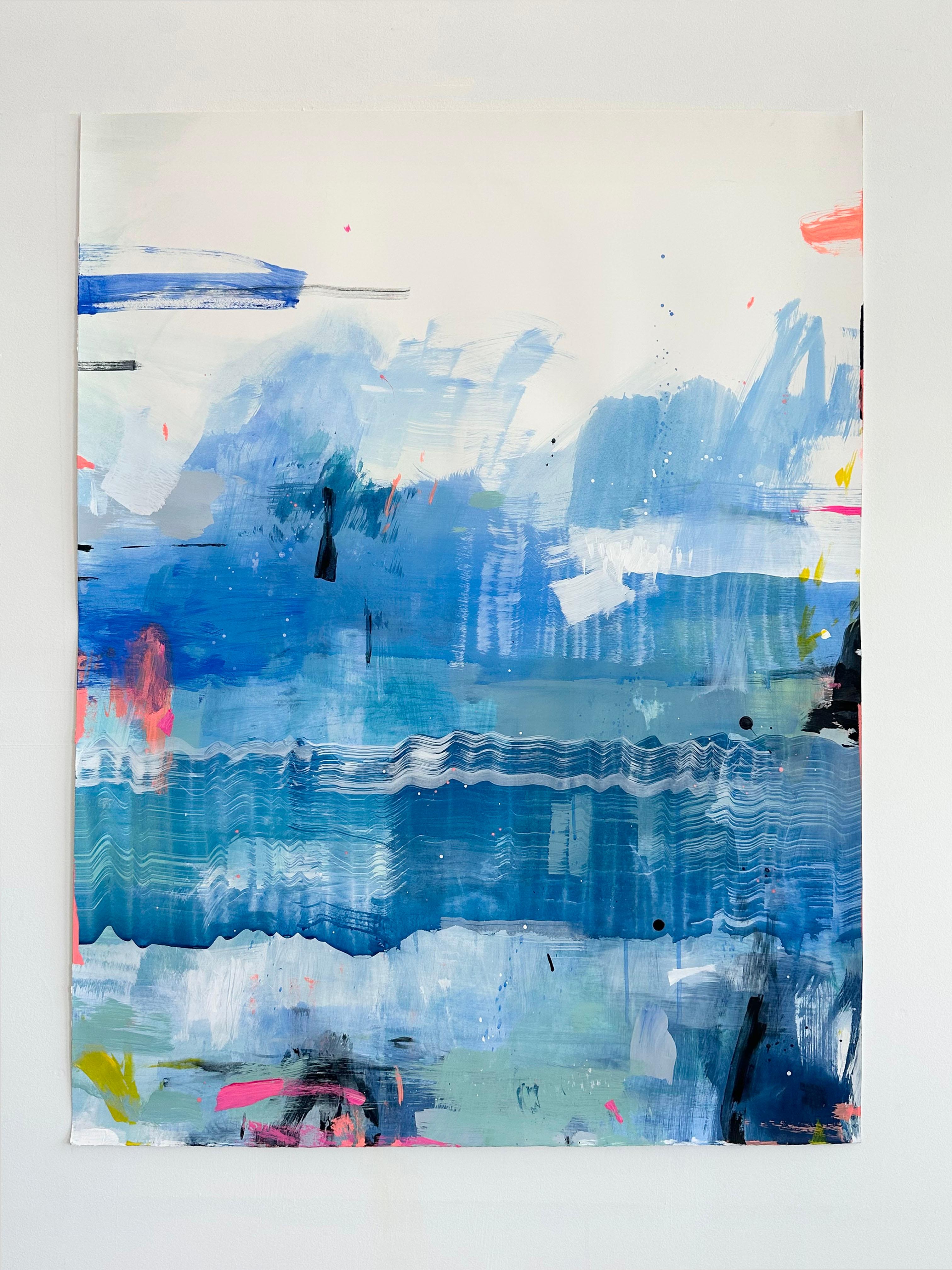 Kelly Rossetti "Subliminal Messages II, " Abstract Painting For Sale