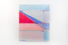 „Sundown“ Abstraktes geometrisches Gemälde