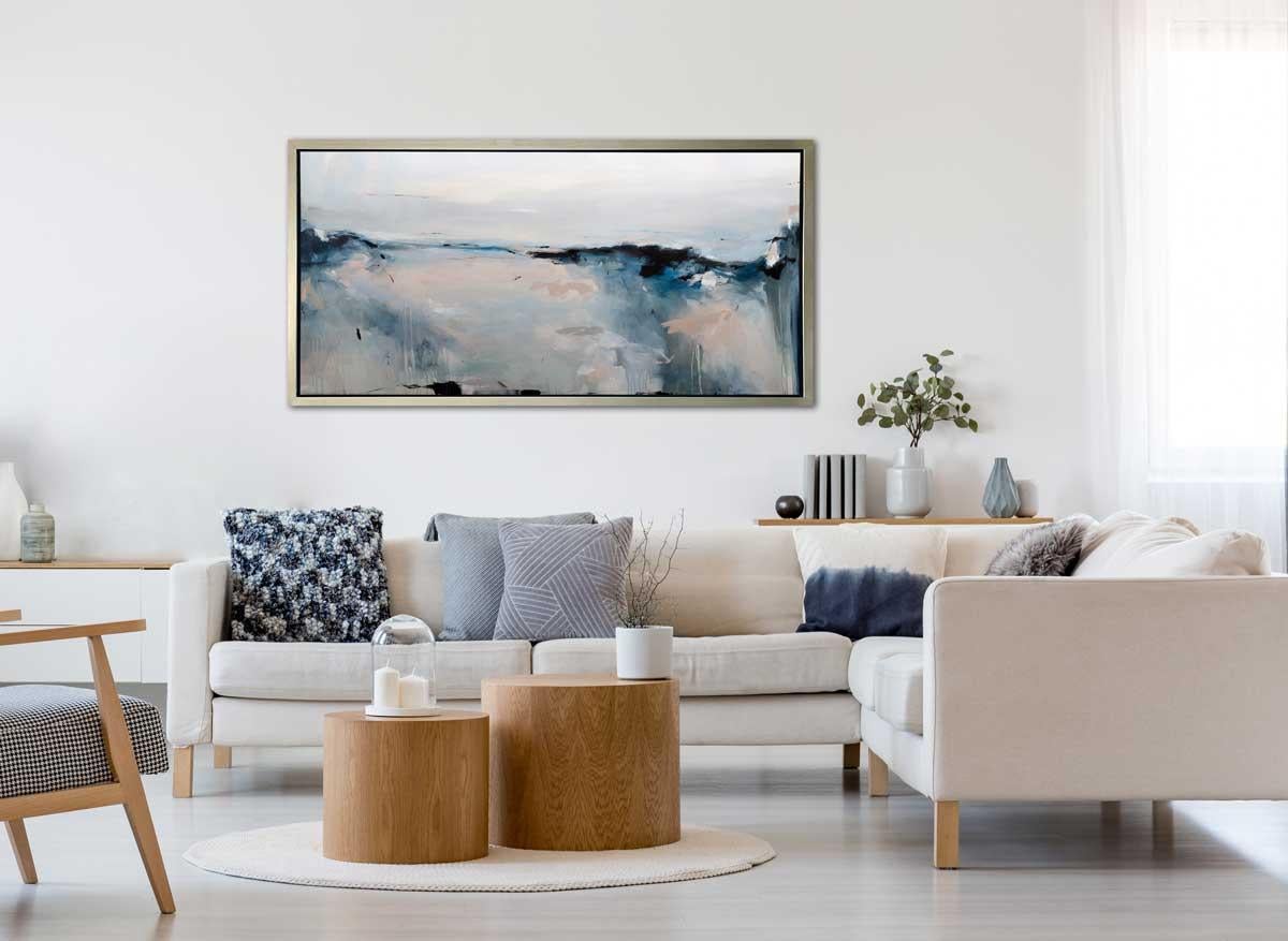 « Opaline », imprimé giclée encadré en édition limitée, 61 x 122 cm - Print de Kelly Rossetti