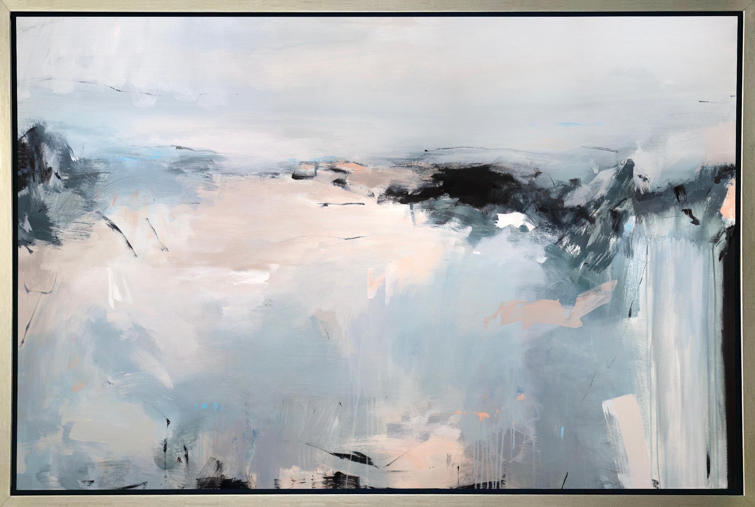 Kelly Rossetti Abstract Print - "Take the Journey, " Framed Limited Edition Giclee Print, 48" x 72"