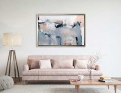 "Frontera Transparente, " Impresión Giclée Enmarcada de Edición Limitada, 48" x 72"