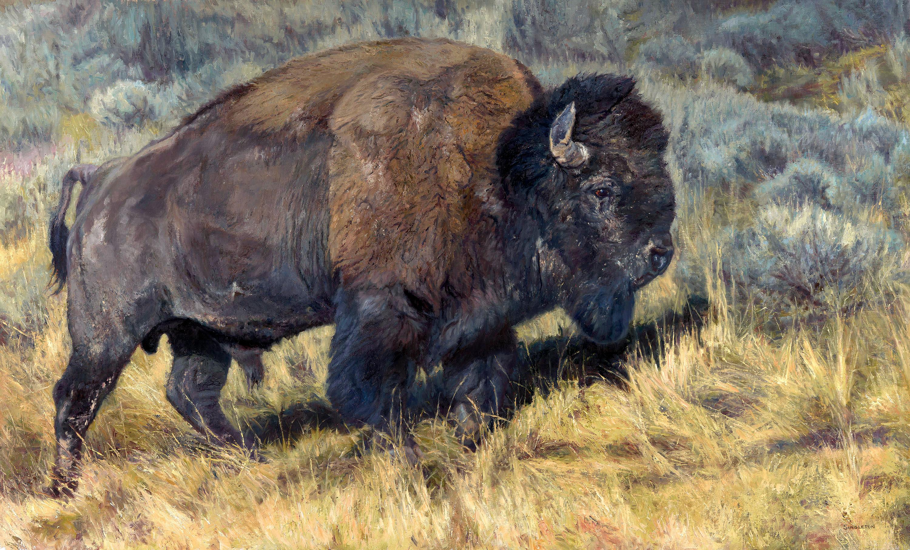 Bad Hombre (Realismus), Painting, von Kelly Singleton