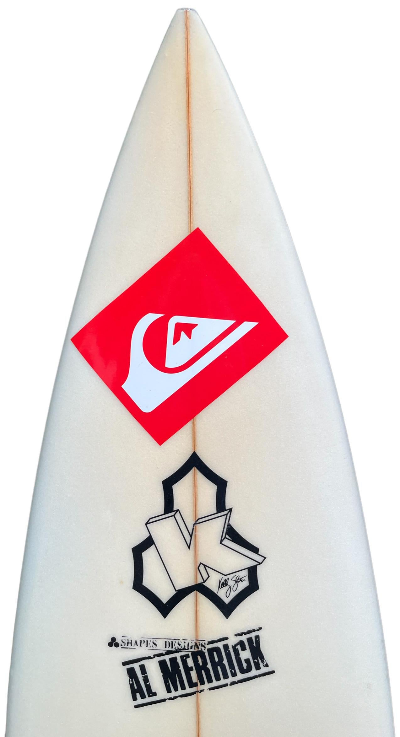 American Kelly Slater’s Personal Surfboard by Al Merrick '11X World Champion'