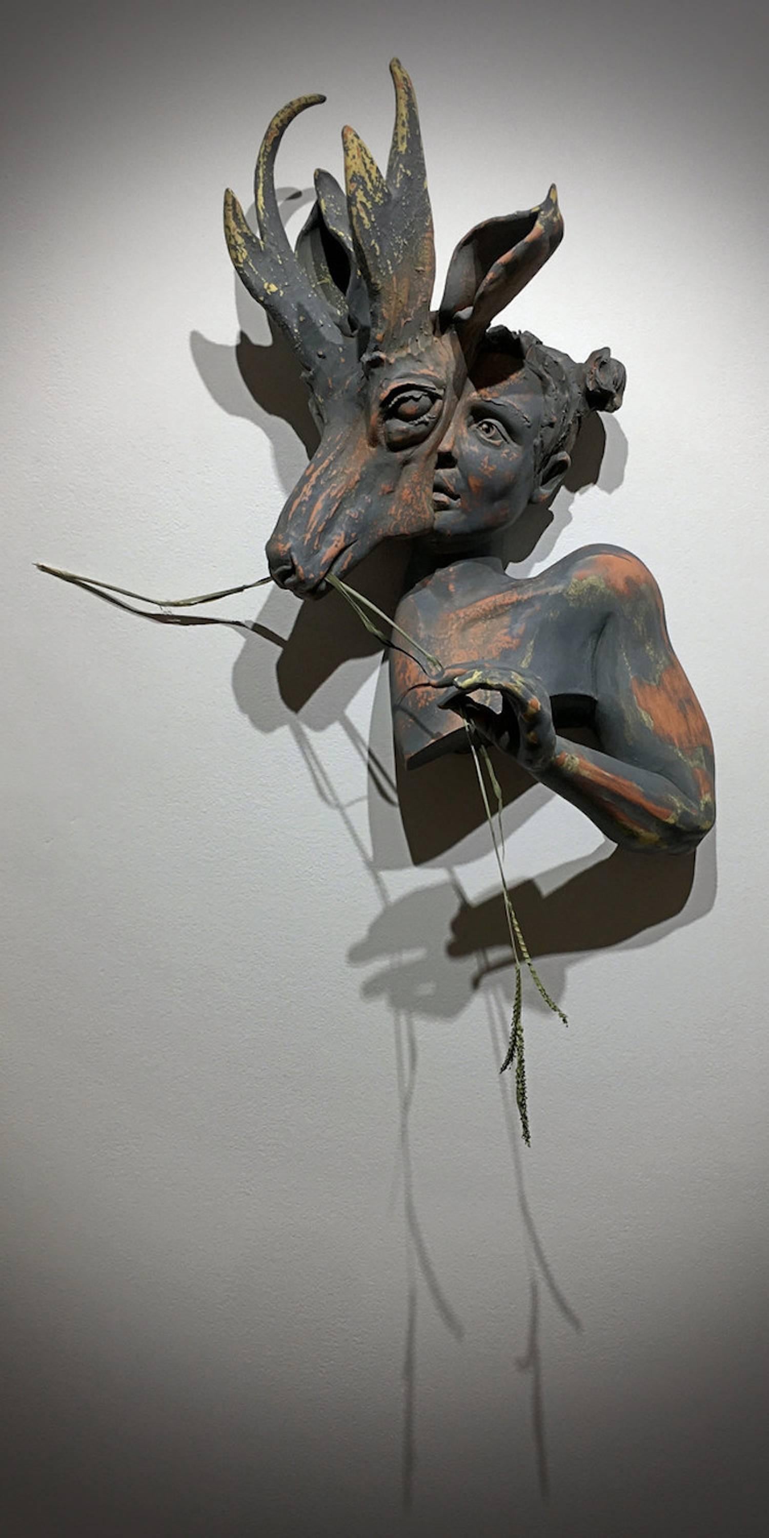 Kelly Stevenson Figurative Sculpture - FROLIC