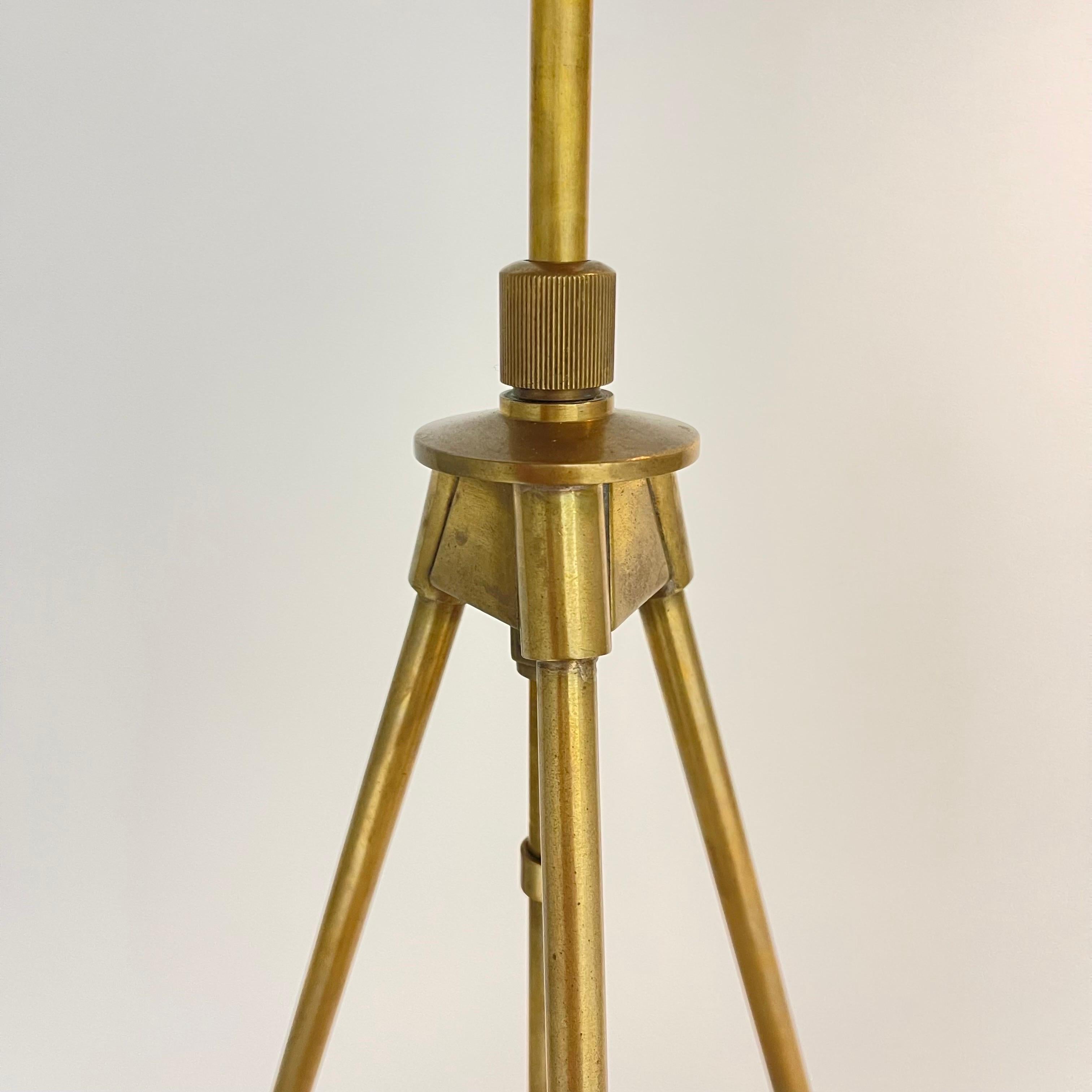 Contemporary Kelly Wearstler Adjustable Bronze and White Enamel Floor Lamp, USA 2015 For Sale