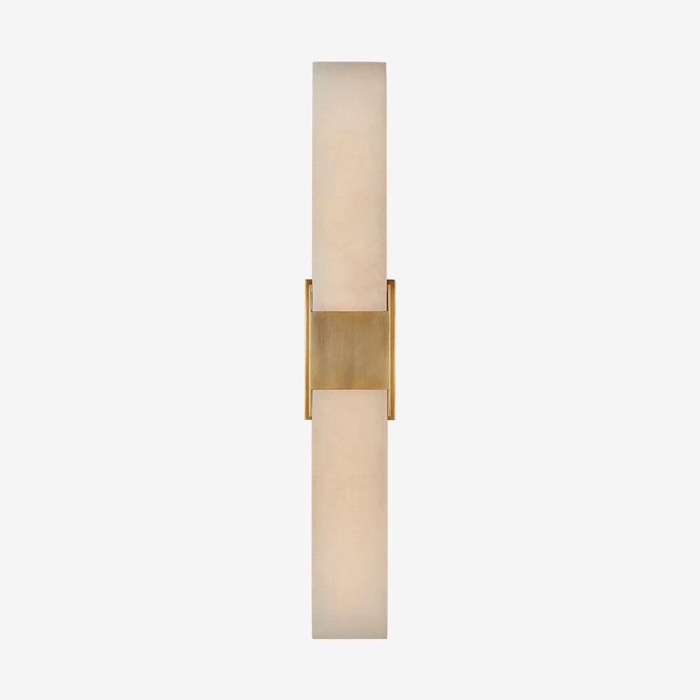 Modern Kelly Wearstler Covet Double Box Sconce in Bronze For Sale