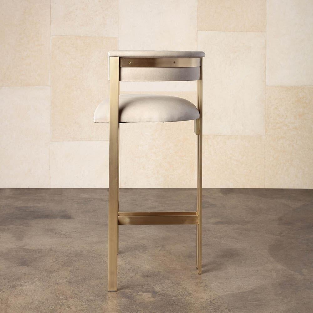 brass bar stool