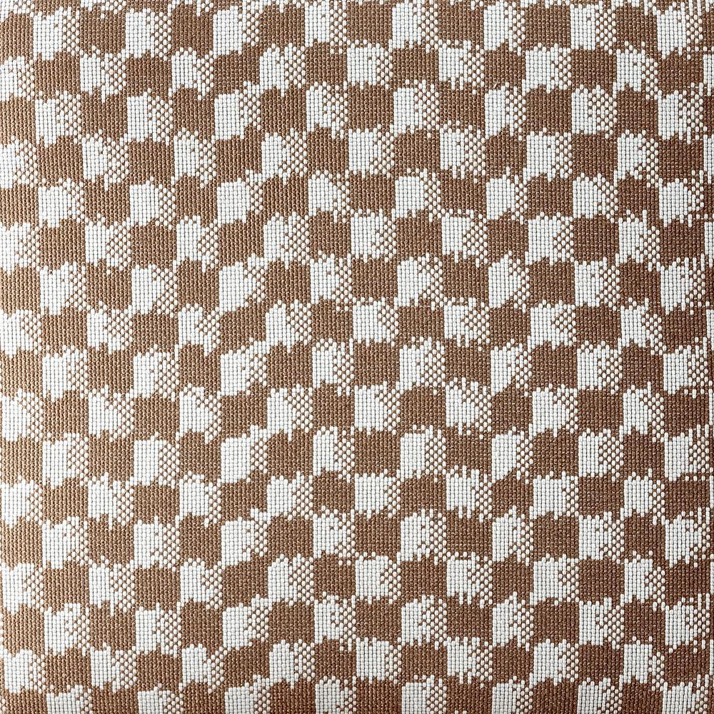 Pouf Esfera di Kelly Wearstler in tessuto Checker Mushroom in vendita 2