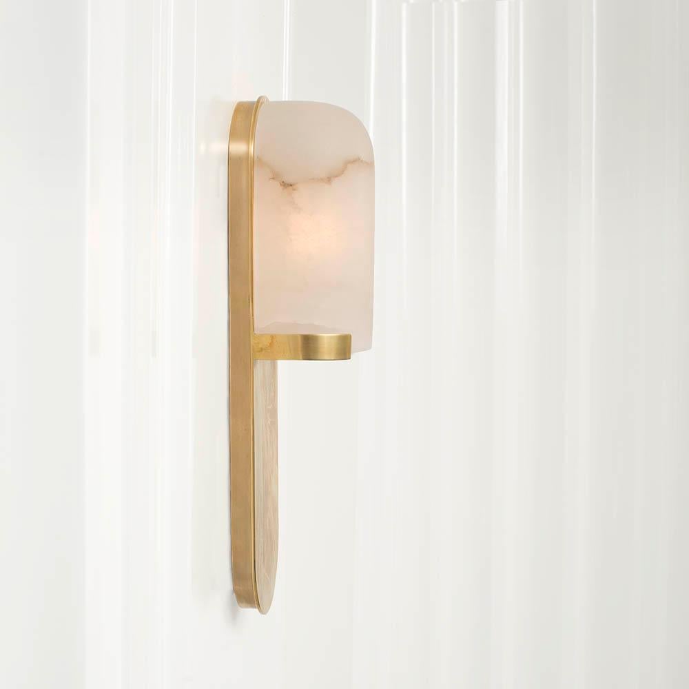 melange pill form sconce