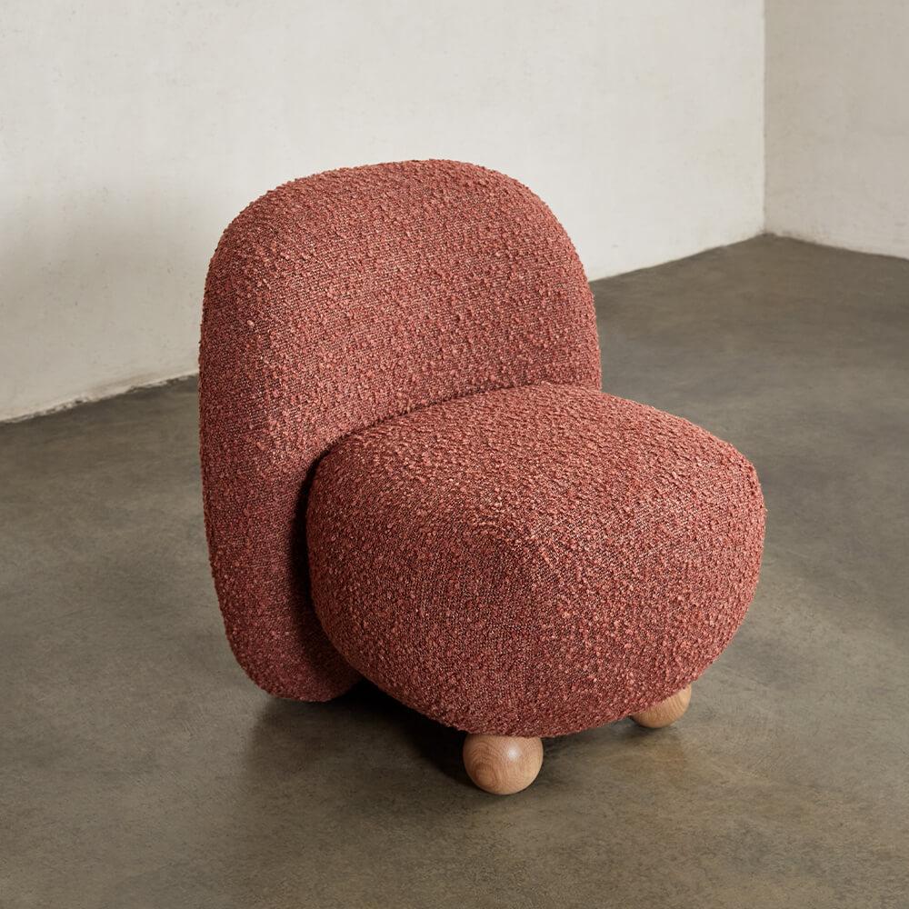 brown vanity chair