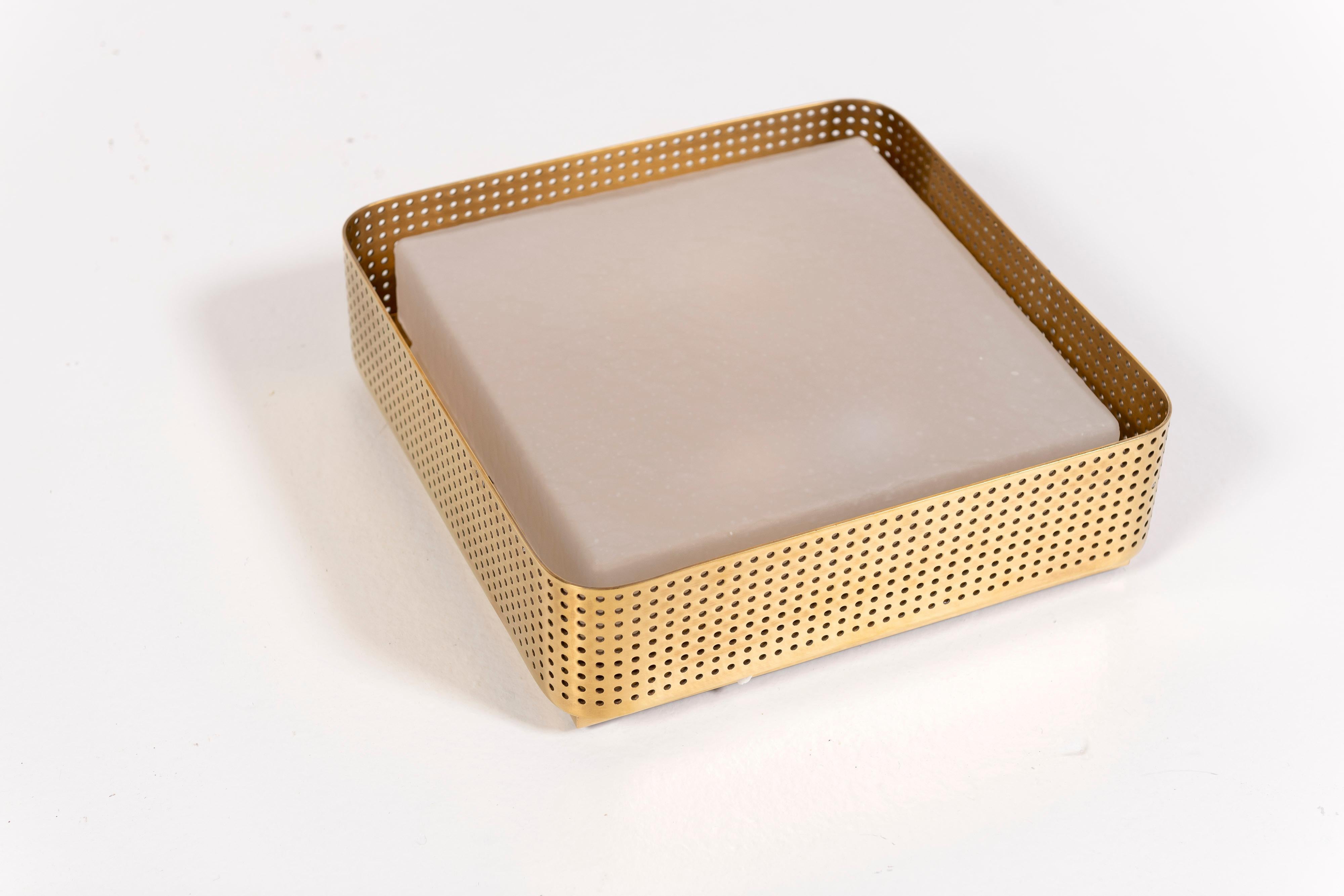 Contemporary Kelly Wearstler Precision Flush Mount in Brass by Visual Comfort Signature 2000s