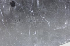 Kelly Wearstler Signed Large Marble Sculpture on Lucite Base