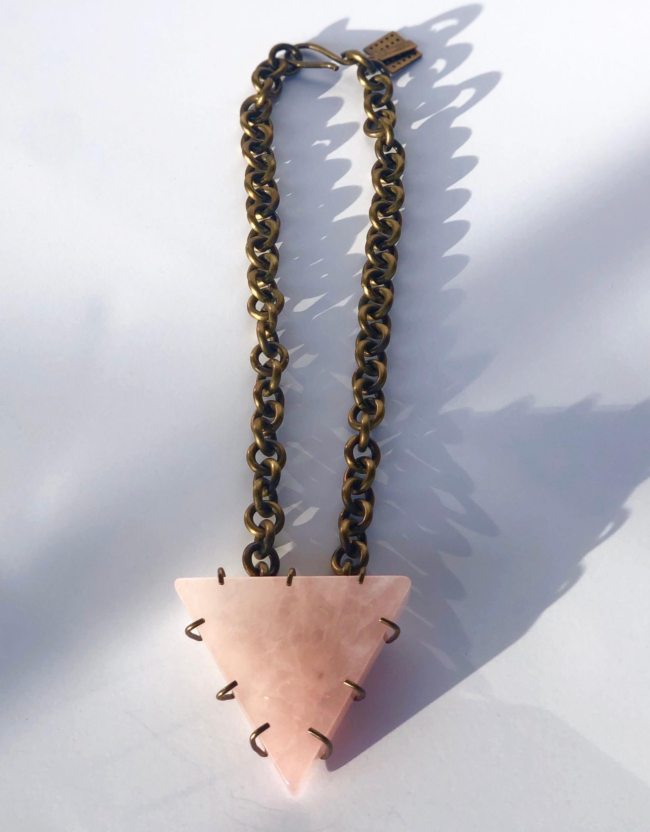 bronze chain necklace
