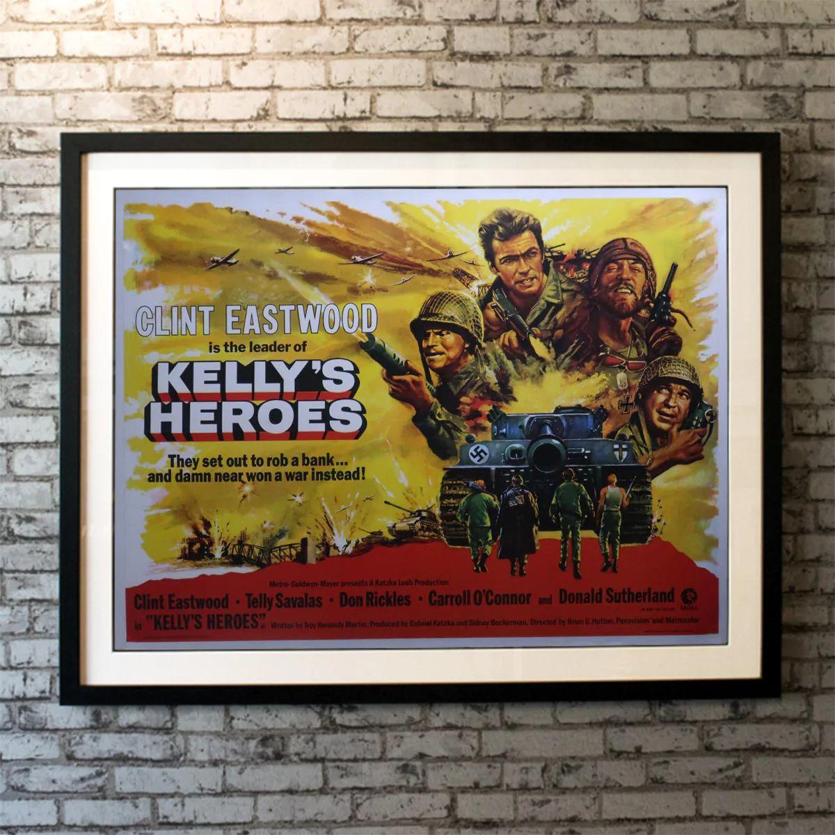 Kelly's Heroes, Unframed Poster, 1970

A group of U.S. soldiers sneaks across enemy lines to get their hands on a secret stash of Nazi treasure.

Year: 1970
Nationality: United Kingdom
Condition: Linen-backed
Type: Original British