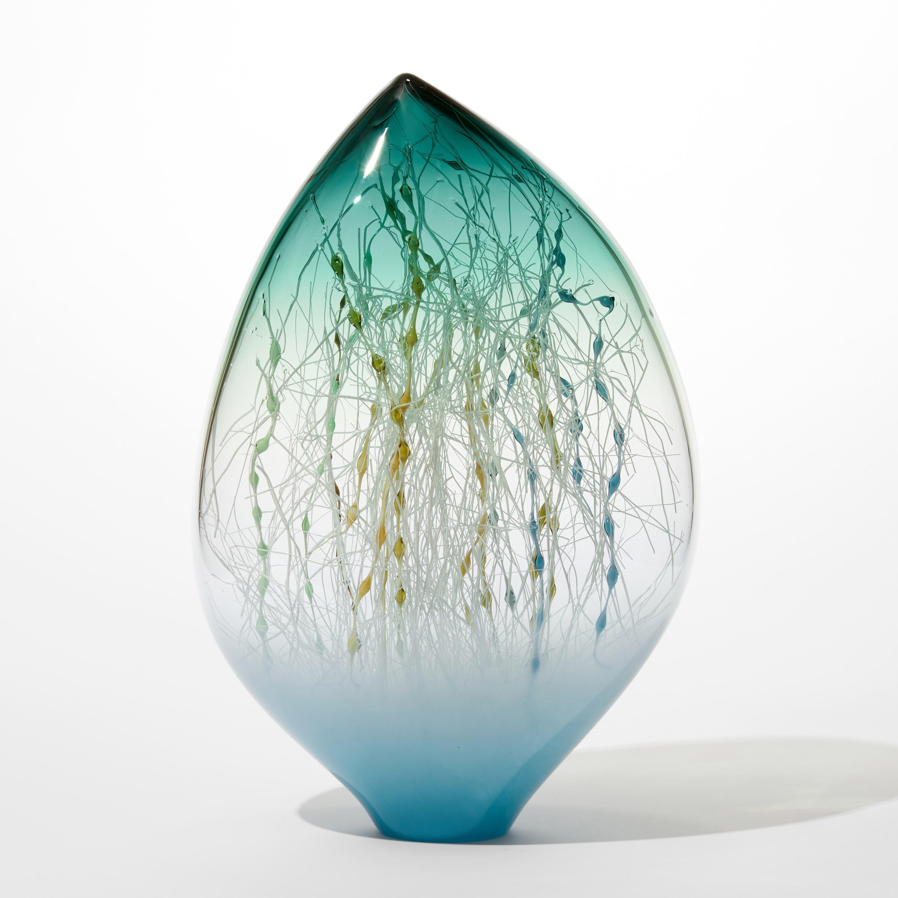 Kelp in Ocean Blue & Sea Green