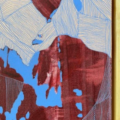 Abstract Expressionist Painting Titled, "En Route"