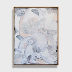 "Power and Fragility", Abstract Painting, Acrylic on Canvas, Framed