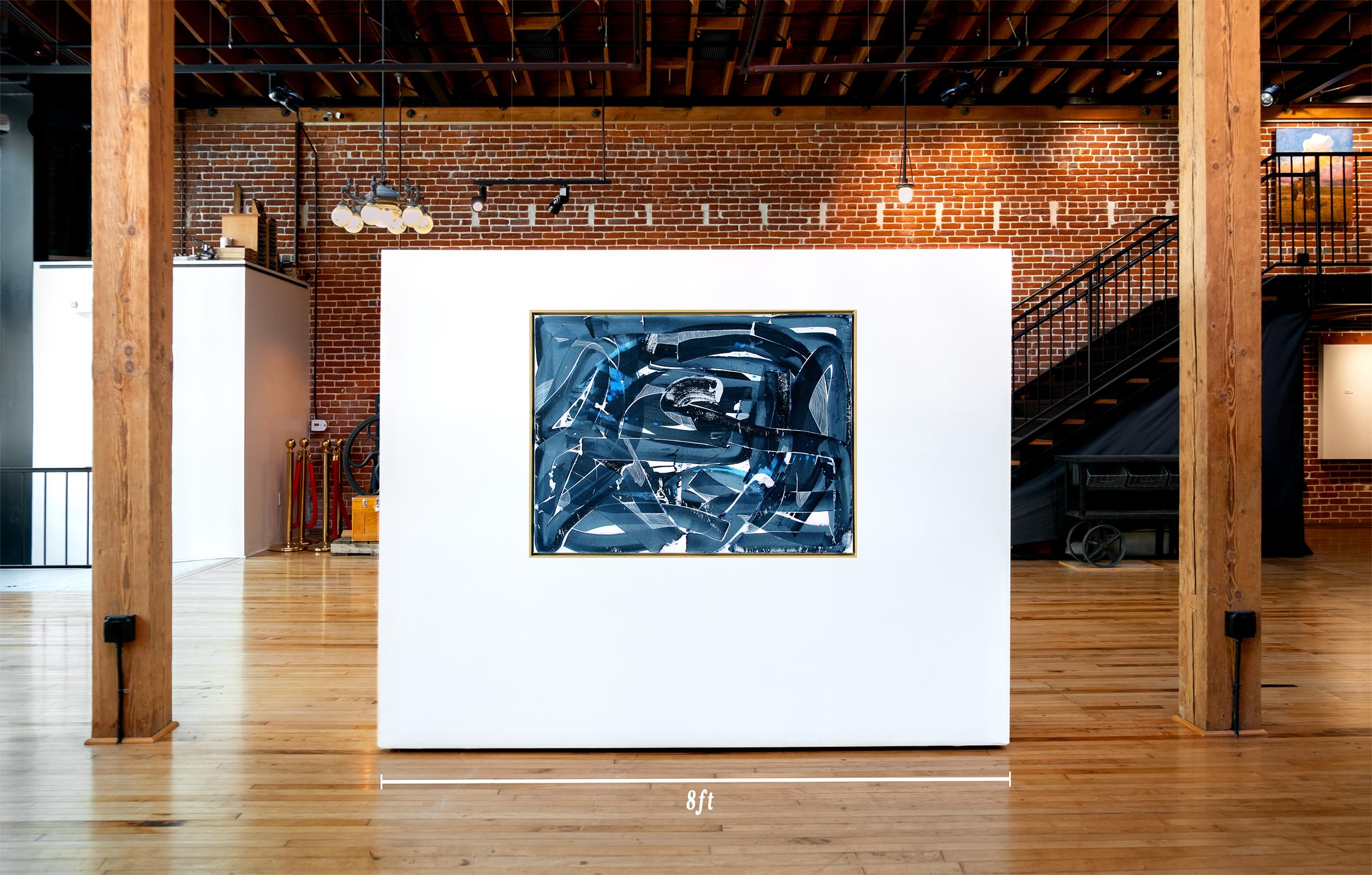Il s'agit d'une peinture expressionniste abstraite originale, unique en son genre, réalisée par l'artiste locale de San Diego, Kelsey Overstreet. Il s'agit d'une acrylique sur toile dont les dimensions sont de 49,5x 37,5 x 2,5. Il est livré