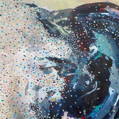 Abstract Expressionist Painting Titled, "Free As The Birds That Fly"