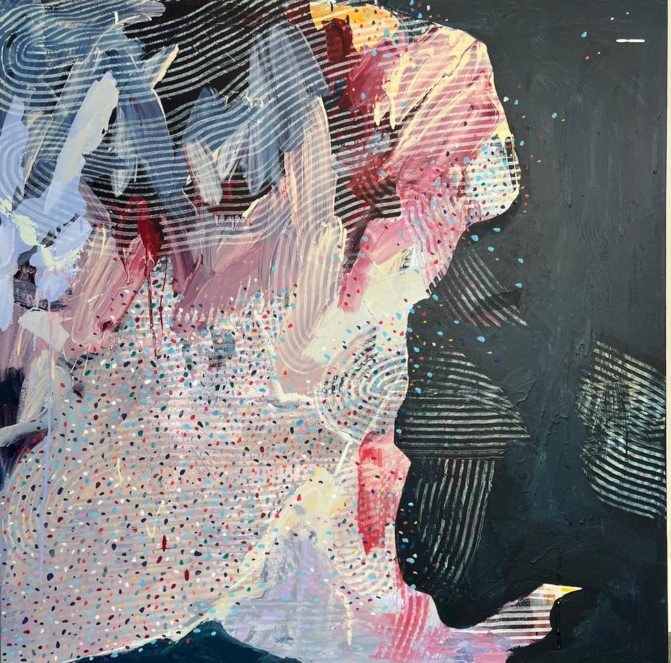 Abstract Expressionist Painting Titled, 