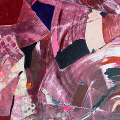 "Dark Joy", Abstract Expressionist Painting, Acrylic on Canvas, Framed