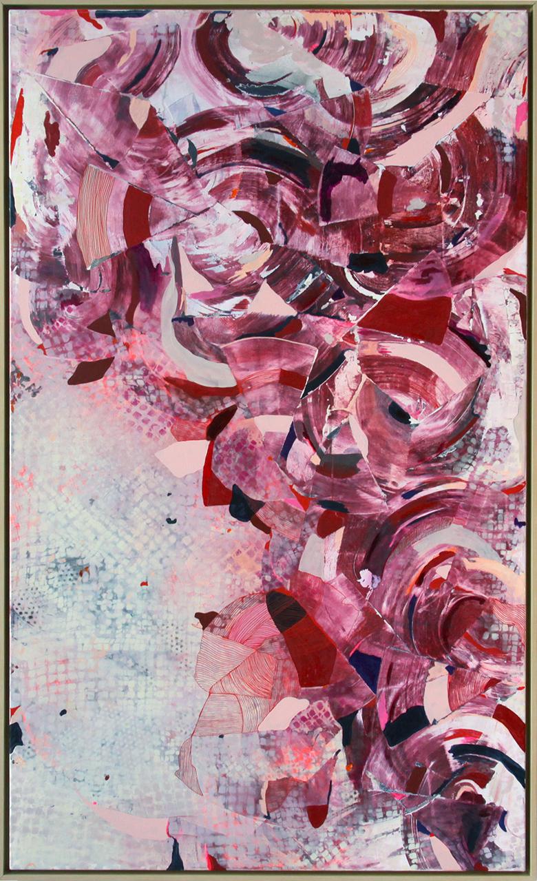 Kelsey Overstreet Abstract Painting - Abstract Expressionist Painting, "Dark Joy"