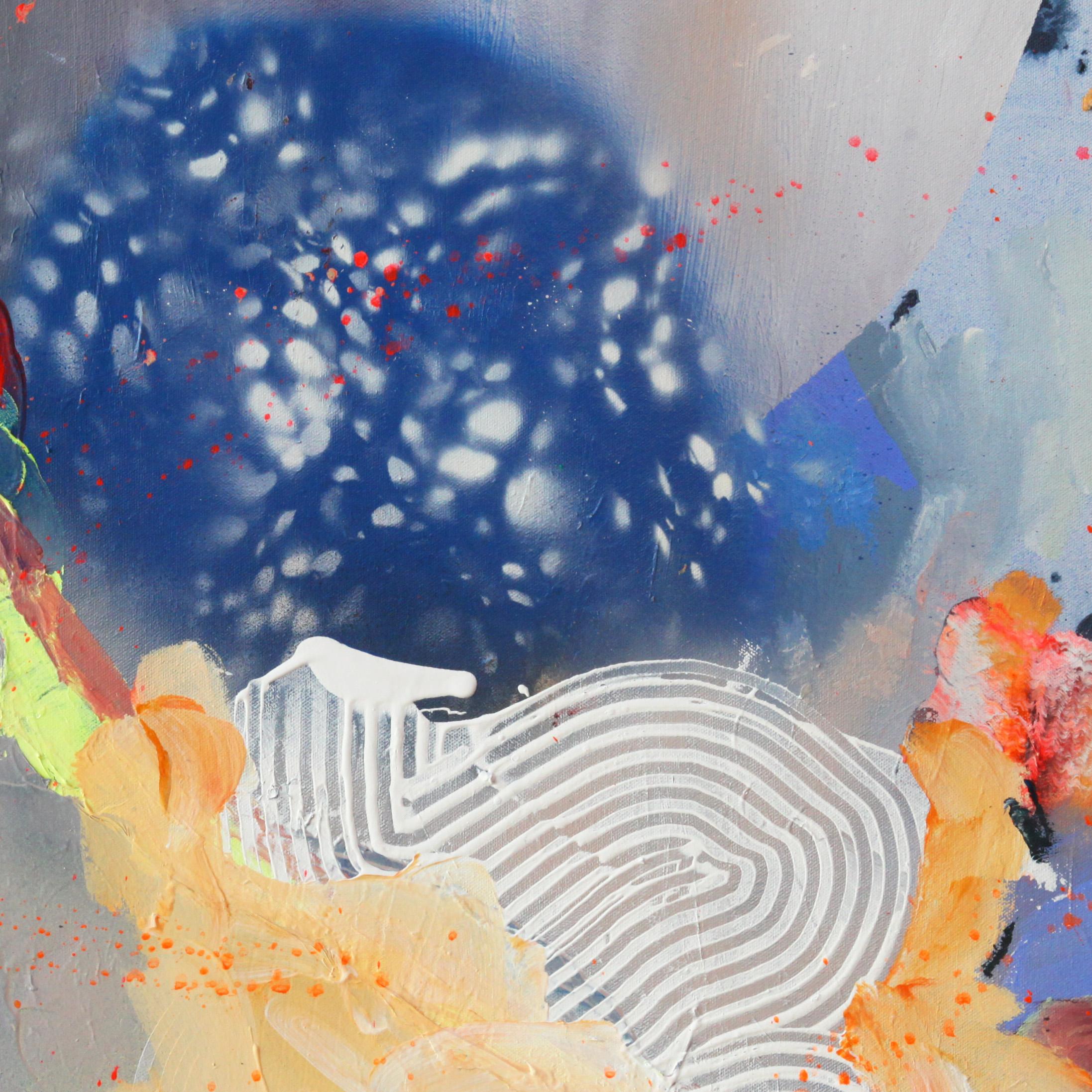 Buntes abstraktes expressionistisches Gemälde, „Wandering Observation“, 2022 (Abstrakt), Painting, von Kelsey Overstreet