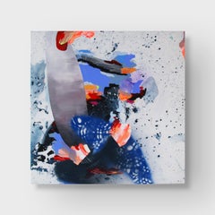 Colorful Abstract Expressionistic Painting, "Wild Abandon" 2022