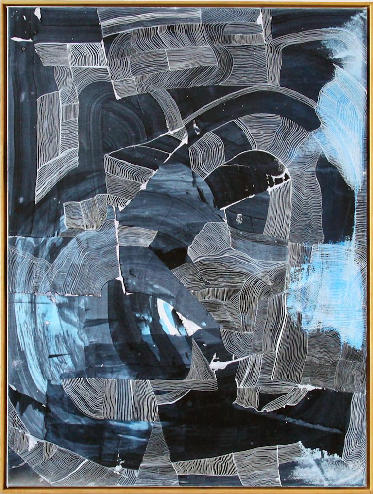 Kelsey Overstreet Abstract Painting - Abstract Expressionist Painting Titled, "Slow Weaving"