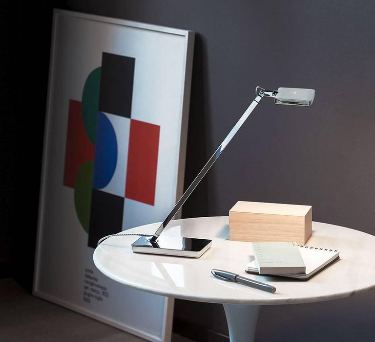 Kelvin LED Green Mode II Desk Lamp in Chrome with Daylight and Motion