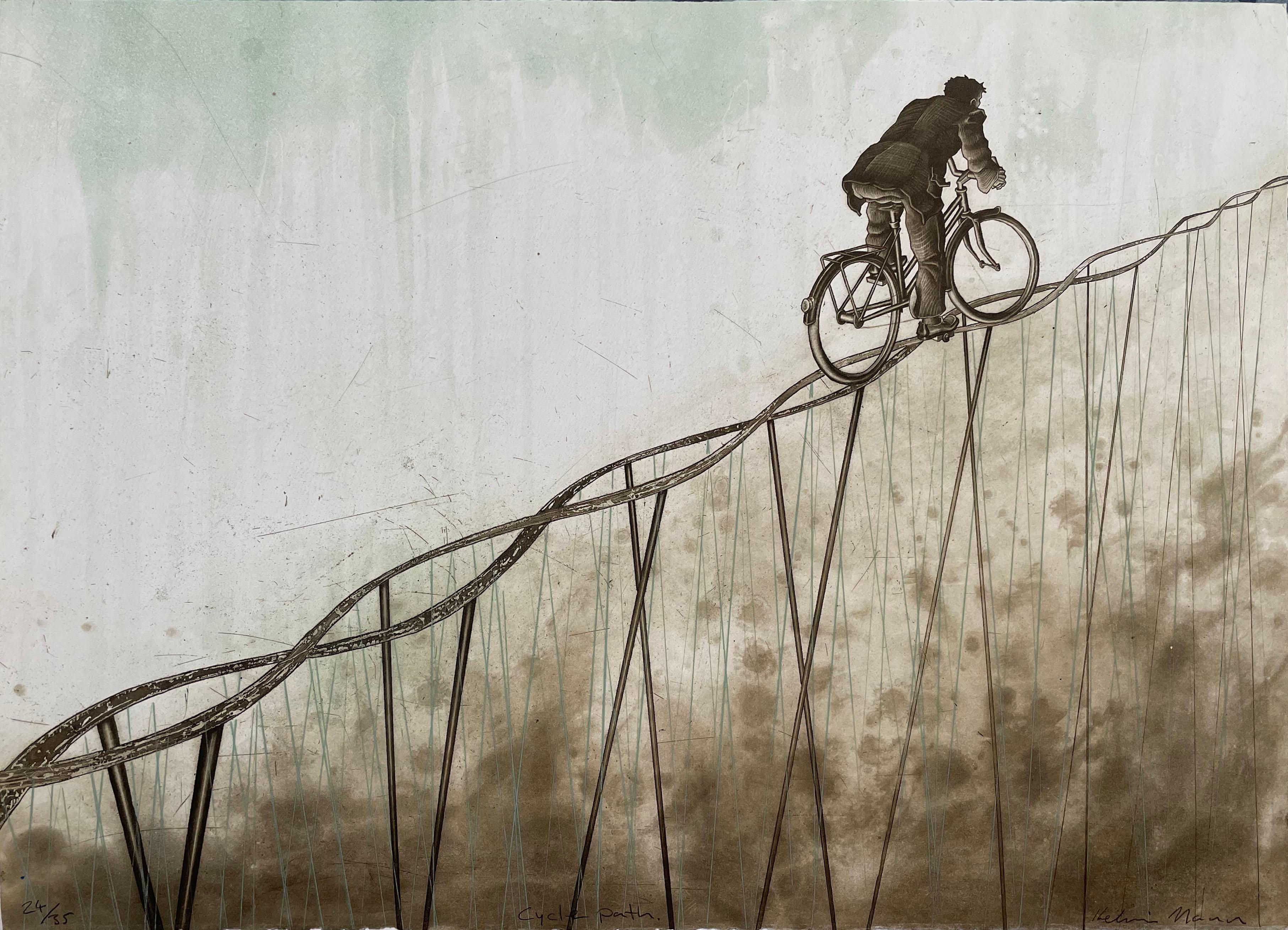 Cycle Path - Print by Kelvin Mann