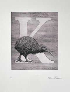 "K", für Kiwi aus Kelvin Manns Tieralphabet