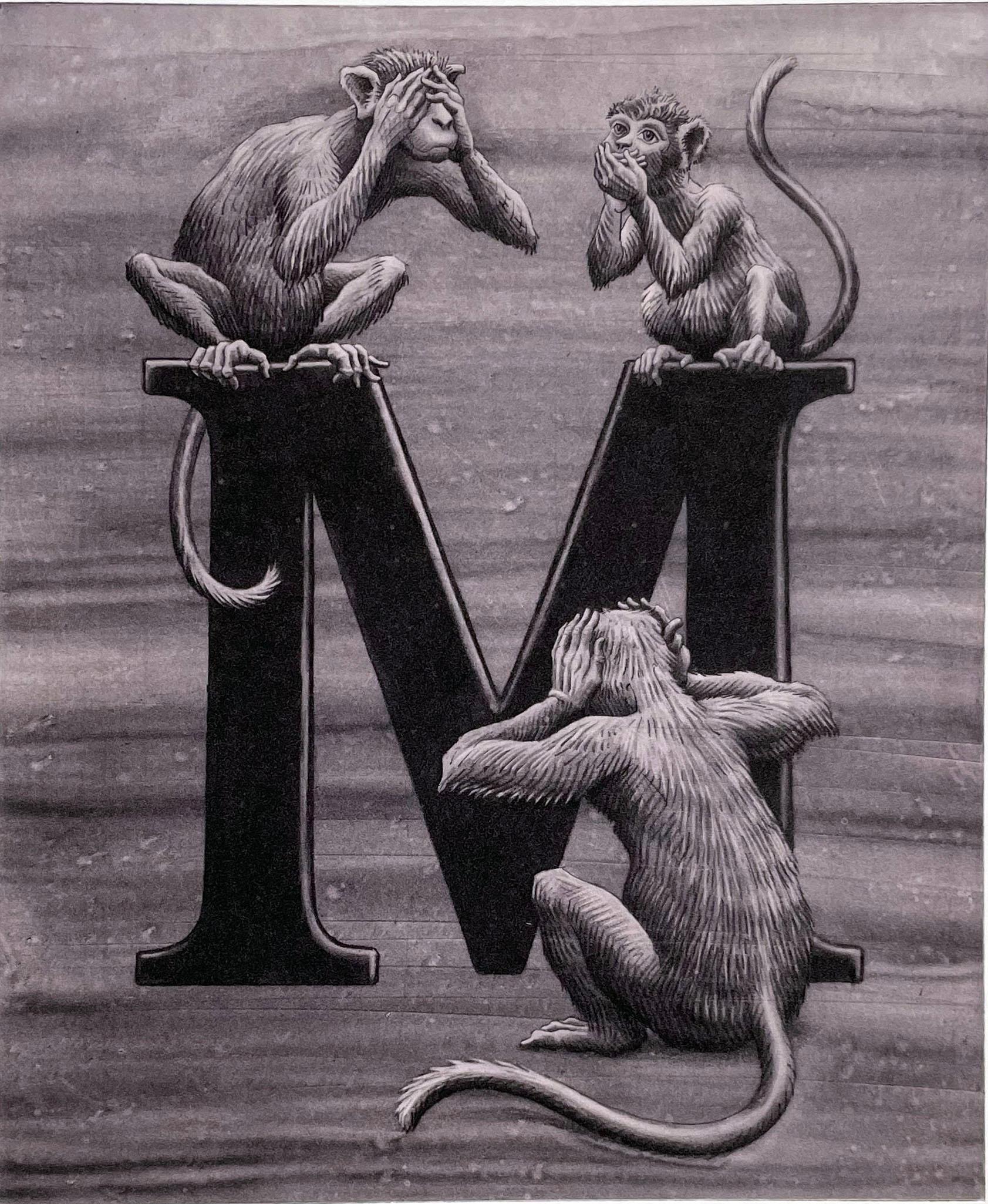 Kelvin Mann Animal Print - "M"