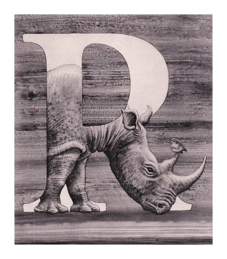 Kelvin Mann Animal Print - "R"