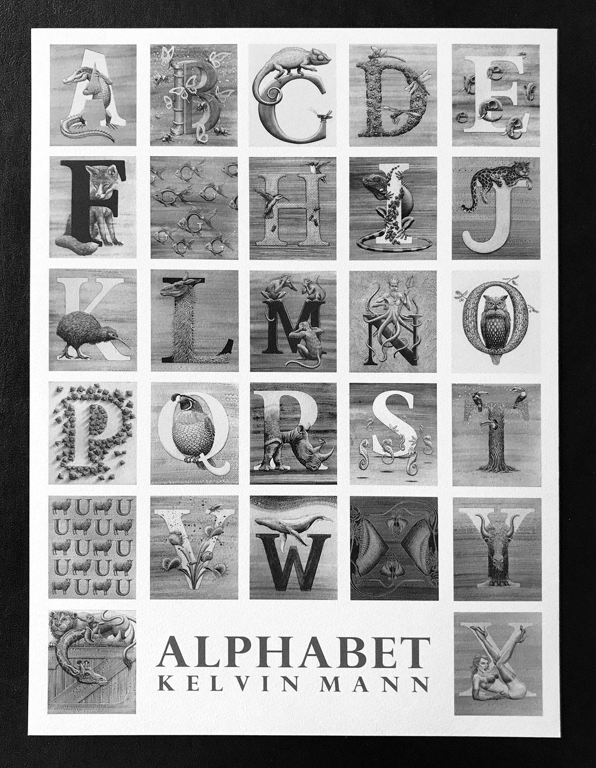 „U“, aus dem Tieralphabet von Kelvin Mann im Angebot 5