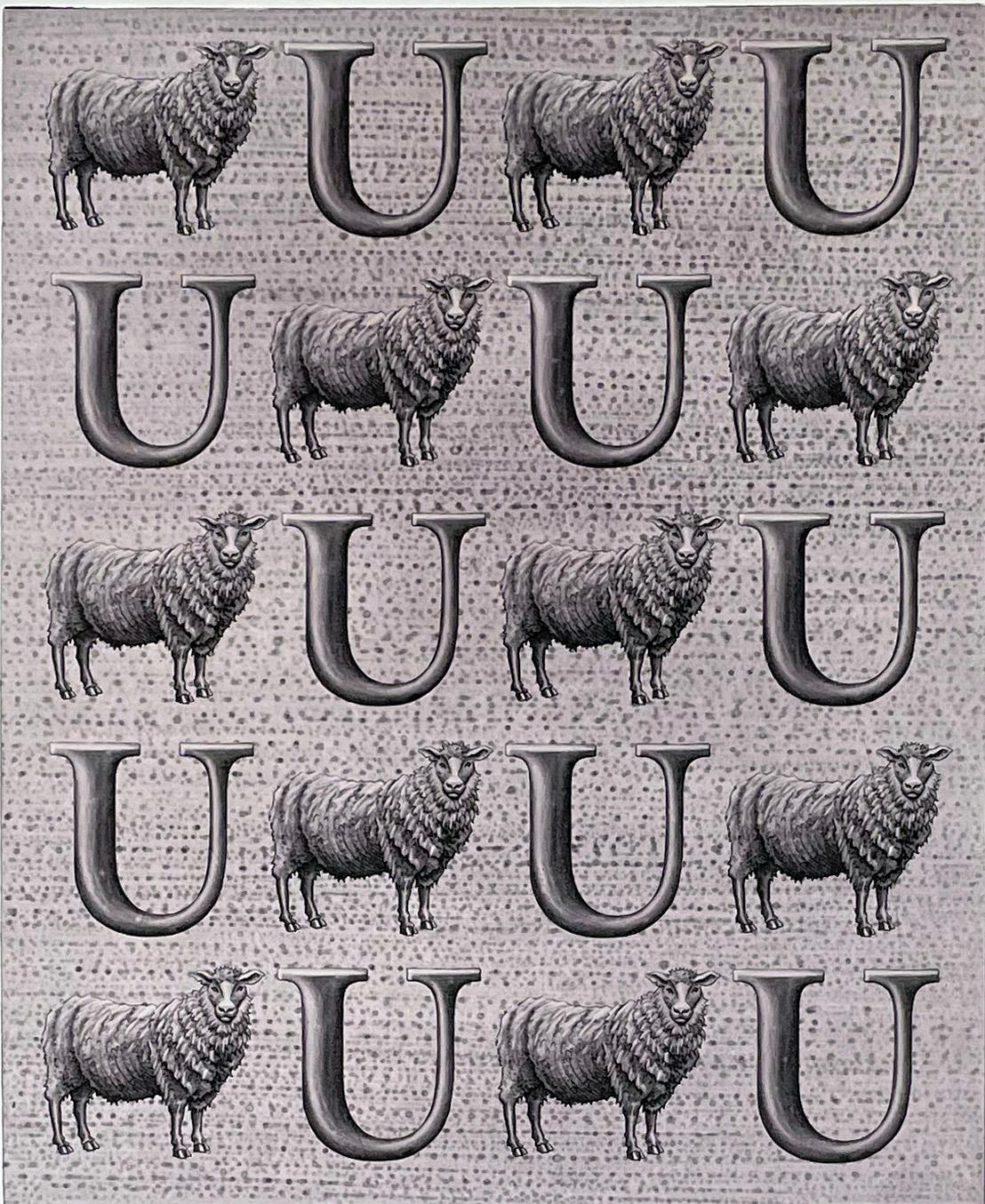 "U", from Kelvin Mann's animal alphabet