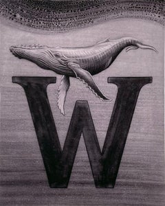 "W", for whale in this animal alphabet series