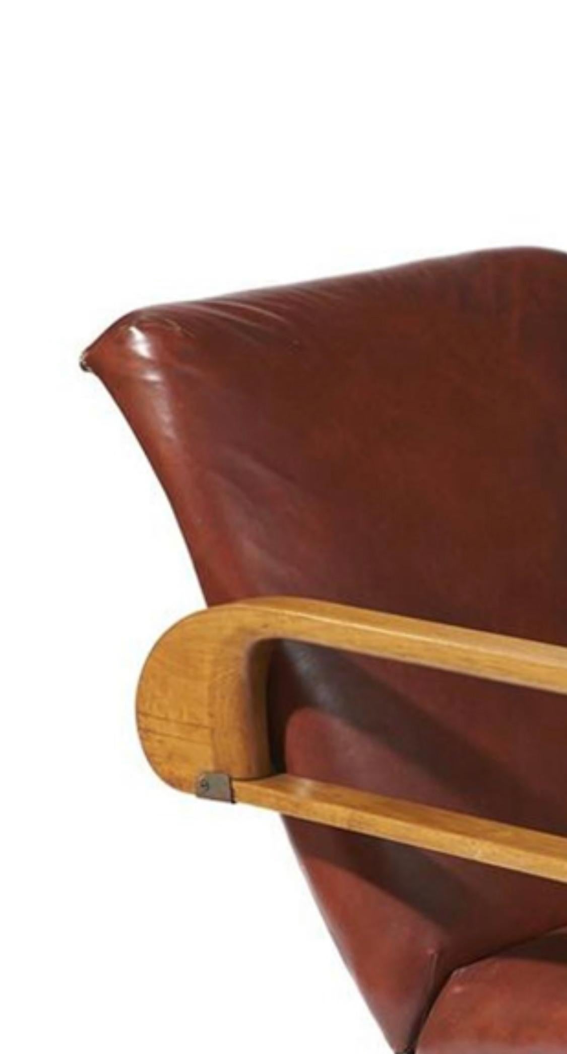 Mid-Century Modern K.E.M. Weber Airline Armchair