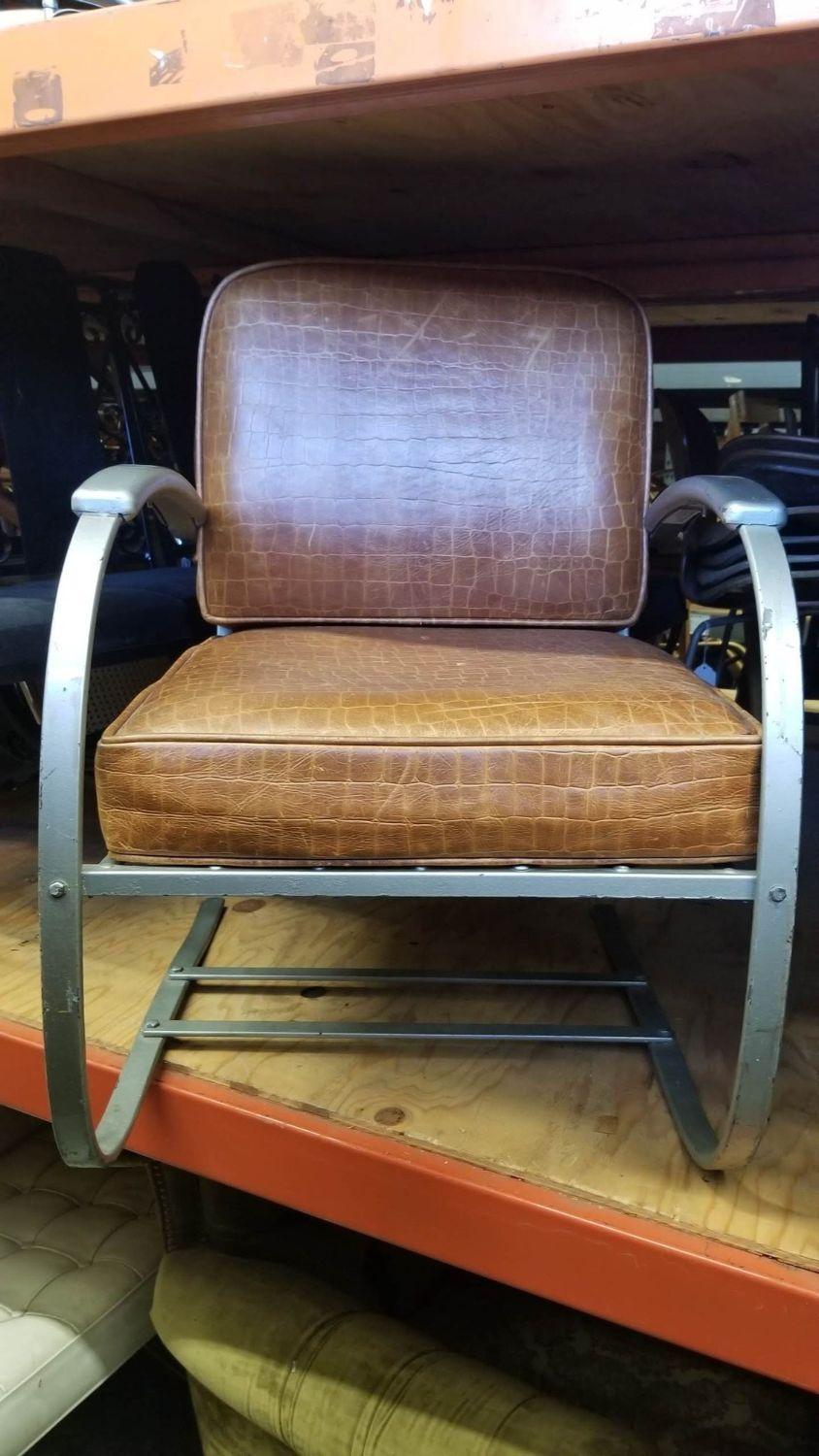 Kem Weber Art Deco Springer Machine Lounge Chair 2