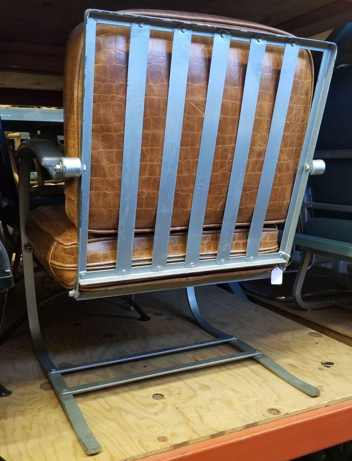 Kem Weber Art Deco Springer Machine Lounge Chair 5