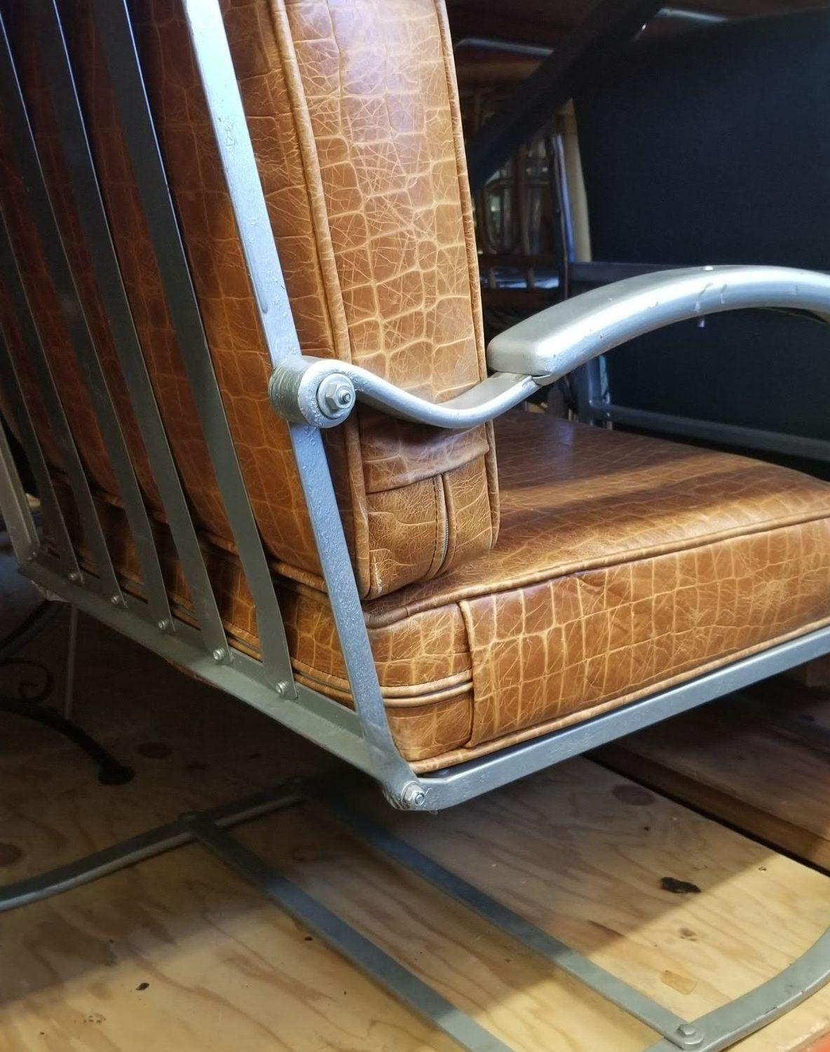 Kem Weber Art Deco Springer Machine Lounge Chair 6