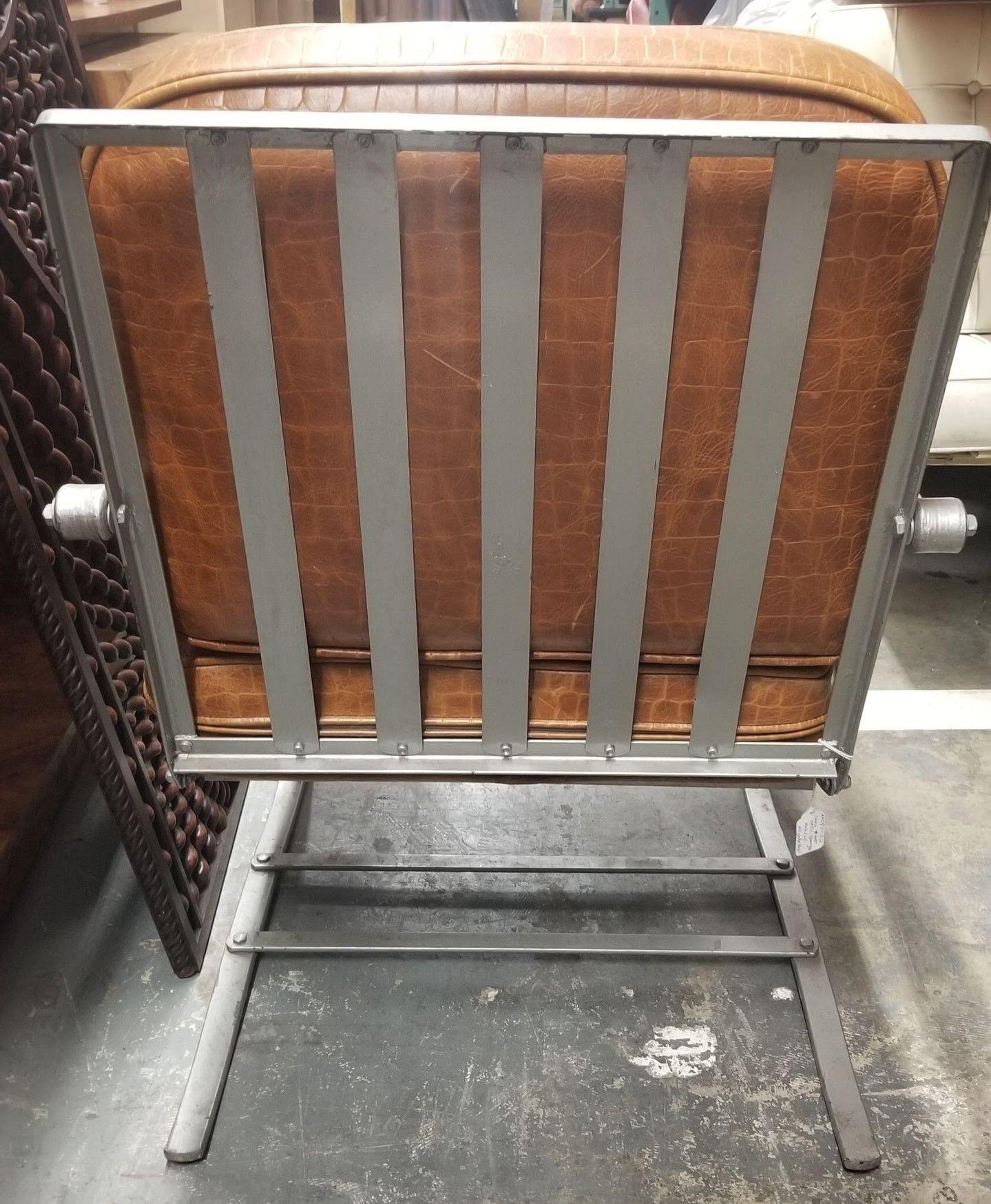 Kem Weber Art Deco Springer Machine Lounge Chair In Excellent Condition In Van Nuys, CA