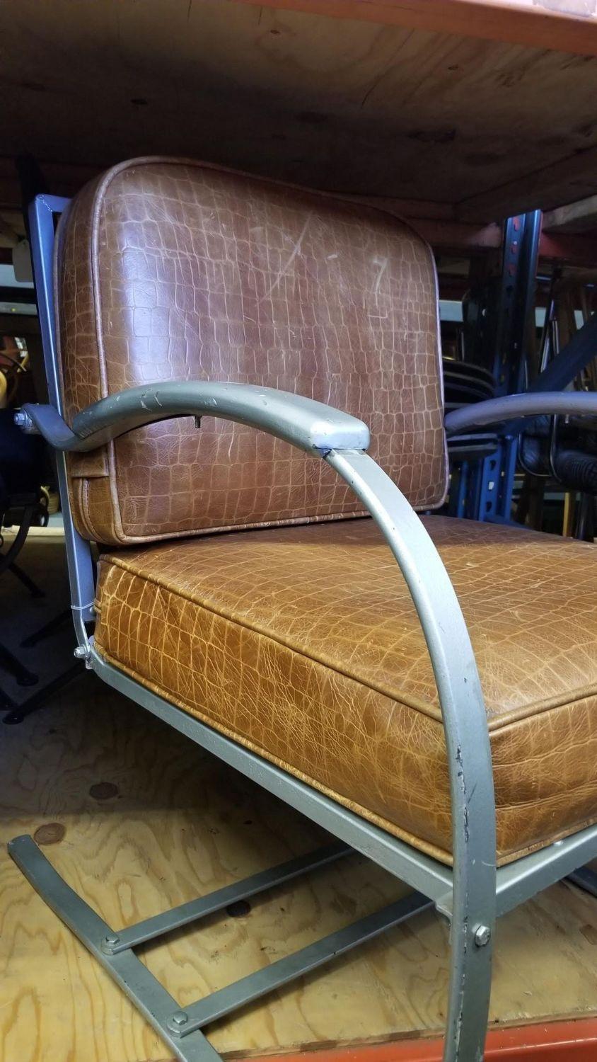 Kem Weber Art Deco Springer Machine Lounge Chair 1