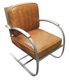 Kem Weber Art Deco Springer Machine Lounge Chair
